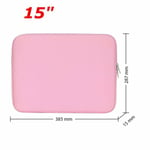 Laptop Notebook Sleeve Case Bag Pouch Cover Pink 14 Inch