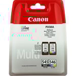 Canon PG-545/CL-546 svart+färg, Multipack (2 färgpatroner)
