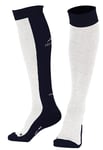 Fjellulla Long Socks blue/grey 37-39 Deilige lange merinoull Antibug sokker