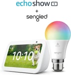 "Echo Show 5 Smart Display and Alarm Clock - Various Colours Available"