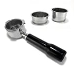 Portafilter 51mm för Delonghi EC685 med 2 stilar kaffepulverbehållare