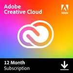 Adobe Creative Cloud 1-YEAR SUBSCRIPTION - PC Windows