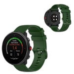 Polar Vantage M / Garmin Vivoactive 4 / Huawei Watch GT silikone Urrem - Militærgrøn