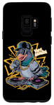 Galaxy S9 Hip Hop Pigeon DJ With Cool Sunglasses and Headphones Case