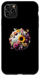 Coque pour iPhone 11 Pro Max Balle de golf florale - Vintage coloré pour amateurs de sports de golf