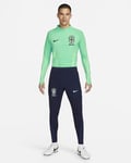 Brazil Strike Elite Nike Dri-FIT ADV Football Drill Tracksuit Sz M Light Menta