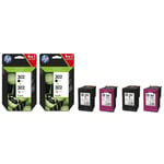 2x Original HP 302 Black & Colour Ink Cartridges For HP OfficeJet 4650 Printer
