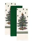 Avanti Linens Spode Christmas Tree Collection, Cotton, Multicolor, 3pc Kitchen Towels