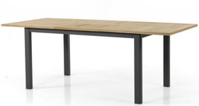 Brafab - Lyon Bord 92x152-210 cm Svart/Teak
