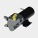 Hy-Prodrive Drivenhet för autopilot PR+15 Reversing DC Hydraulic Power Unit with Relief Valves, reversibel hydraulpump, 12 V, 1.5 liter/min (25.1 cm³/sekund), 250 - 350 cc