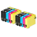 Go Inks 2 Set of 4 + extra Black Ink Cartridges to replace Epson T2996+2991 (29XL Series) Compatible/non-OEM for Epson Expression Home Printers (10 Inks)