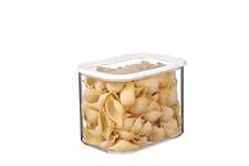 Mepal Boîte Rangement Cuisine Rectangulaires XL - Boîte de Stockage Transparente avec Couvercle - Rangement et Organisation de Cuisine - Boite Hermétique Alimentaire & Empilable - 4500 ml - White