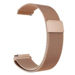 Rostfritt stål Milanese magnetiskt armband för Garmin venu 2/venu SQ/venu 2S Venu SQ 22mm Venu SQ Rose Gold
