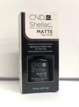 CND SHELLAC UV Nail Gel Polish -MATTE TOP COAT- 14+ Day Wear LED Cure - 7.3 ml