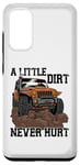 Coque pour Galaxy S20 Vintage A Little Dirt Never Hurt, voiture tout-terrain, camion, 4x4, boue