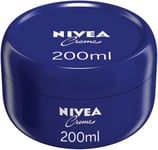 NIVEA Creme Pack of 3 (3 x 200 ml), Moisturising Skin 200 ml (Pack 3)