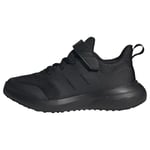 adidas Fortarun 2.0 Cloudfoam Elastic Lace Top Strap Sneaker, core Black/core Black/Carbon, 13 UK Child