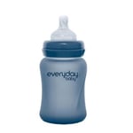 Everyday Baby Nappflaska Glas Värmeindikerande Healthy+ Blueberry 150 ml