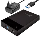 Boîtier pour HDD/SSD 3,5" et 2,5" Reagle USB 3.2 Gen 1
