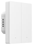 Väggströmbrytare, 2 kanal, WiFi, Matter, Sonoff M5-2C-80W