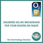 O2 SIM Only - Unlimited 5G/4G Data for your Router or Dongle - 12 month contract - NO speed caps, fastest available speeds