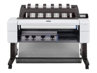 HP DesignJet T1600dr - 36" imprimante grand format - couleur - jet d'encre - Rouleau (91,4 cm x 91,4 m), 914 x 1219 mm - 2 400 x 1 200 ppp - jusqu'à 3 ppm (mono) / jusqu'à 3 ppm (couleur) - capacité : 2 rouleaux - Gigabit LAN - outil de coupe