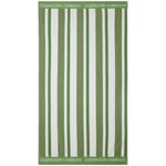 Lexington Striped Strandhåndkle 100x180 cm, Grønn Bomullsfrotté