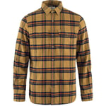 Fjällräven Fjällräven Övik Heavy Flannel Shirt M - Buckwheat Brown-autumn Leaf - Herr - S- Naturkompaniet