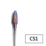 Nail Drill Bits Cutter Rainbow Tungsten Cs1