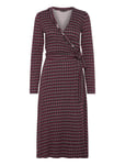 Ilse Jacobsen Elisa Harlekin Wrap Dress Röd
