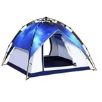 Nuokix Camping Tent, Three Person Camping Tent, Portable Two Person Dome Tent, Suitable for Hiking Camouflage, Survival in The Wild, Ultra Light, Biking, 210X180X135cm