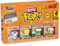 Funko Bitty Pop! DBZ - Kid Buu 4PK - Kid Buu, Vegito, Majin Vegeta et Une Mini-Figurine Mystère en Surprise - 2.2 Cm - Dragon Ball Z Collectionnable - Étagère Empilable Incluse Fans