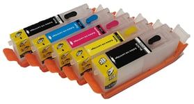 EPS Refillable Edible Ink Cartridges 570/571 (Compatible with Canon TS5050 / TS5051 / MG5750)