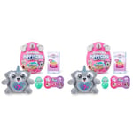 Rainbocorns Sparkle Heart Surprise Series 4 Puppycorn Surprise, Wrecker the Schnauzer - Collectible Plush - 7 Layers of Surprises, Peel and Reveal Heart, Ages 3+ (Schnauzer) (Pack of 2)