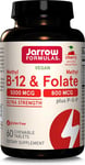 Jarrow Formulas Methyl B12 5000Mcg/Methyl Folate 800Mcg, 10-Day Depot, Cherry Fl