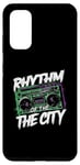 Coque pour Galaxy S20 Rythme de la ville - Vintage Ghettoblaster Boombox Lover