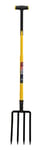 Spear & Jackson 81803 bêcher Fork with 4 Tines with trimatière Crutch Handle 90 cm