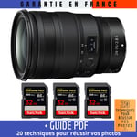 Nikon Z 24-70mm f/2.8 S + 3 SanDisk 32GB UHS-II 300 MB/s + Guide PDF ""20 TECHNIQUES POUR RÉUSSIR VOS PHOTOS