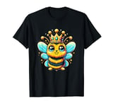 Adorable Royal Bee with Crown Cute Beekeeper Beekeeping Bees T-Shirt