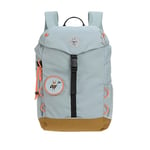 LÄSSIG Children's Hiking Backpack with Chest Strap Padded Shoulder Straps Water-Repellent 14 litres/Big Outdoor Backpack, lightblue, 38 cm, Children's Hiking Backpack