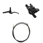 Shimano Skivbroms 2-piston (BL-UR405 + BR-MT410) J-kit Vänster/fram Svart   Cykeldelar - Bromsar - Skivbromsar