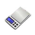 HIGHKAS Multipurpose Mini Scale Portable Jewelry Scale 0.01G 0.1G Scale Electronic Scale Mini Bench Scale Chinese Herbal Medicine Pocket Scale-200G/0.01G 1125 (Color : 500g/0.1g)