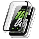 INF Skal med skärmskydd i härdat glas för Samsung Galaxy Fit 3 (SM-R390) Transparent