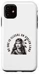 Coque pour iPhone 11 No One Is Illegal On Stolen Land Chief Tee