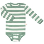 Katvig Stripete Baby Body Grønn | Grønn | 92 cm