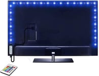 2M USB TV LED Backlight Strip Lights Dimmable For 32 40 50 60 Inches HDTV Remot
