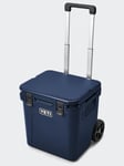 YETI Roadie 48 Wheeled Cooler with Retractable Periscope Handle Navy Blue