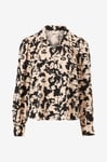 JDY - Blus jdyMiriam L/S Top Wvn - Svart