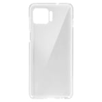 Motorola Moto G 5G Plus Silikon Tunt Lättfodral Imak UX-5 Series Transparent Vit