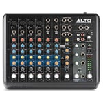 Alto TrueMix 800 FX Audio Mixer avec 4 entrées micro XLR, interface audio USB et Bluetooth pour Podcasting, Live Performance, Recording, DJ, Mac et PC